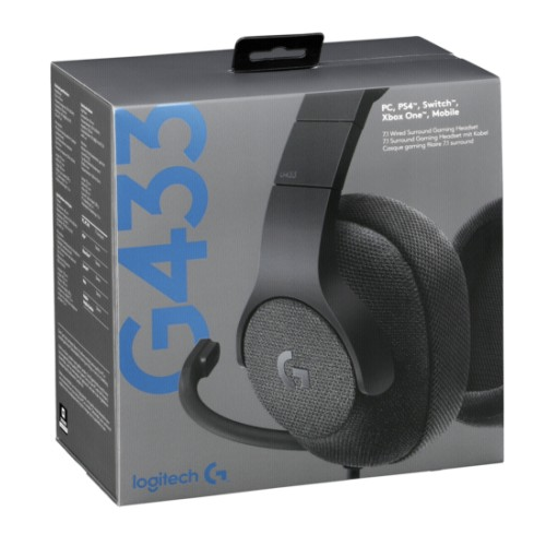 Logitech G433 Wired 7.1 Surround Gaming - Imagen 2