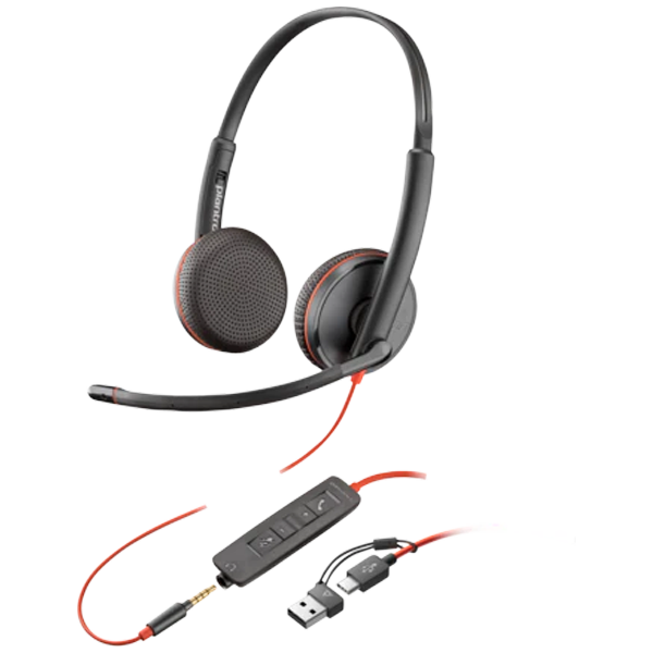 Auriculares Poly Blackwire 3220